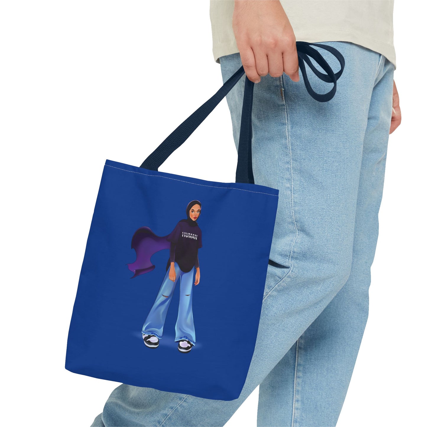 Super Hero Human Tote Bag