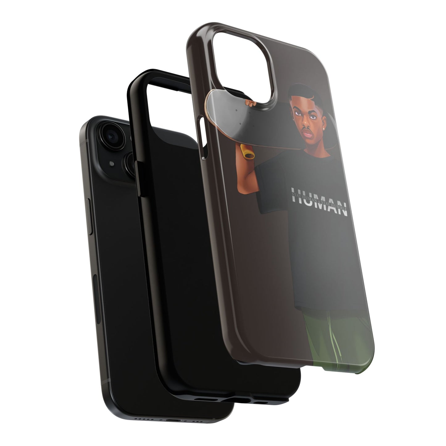 "Skater Human" Phone Case