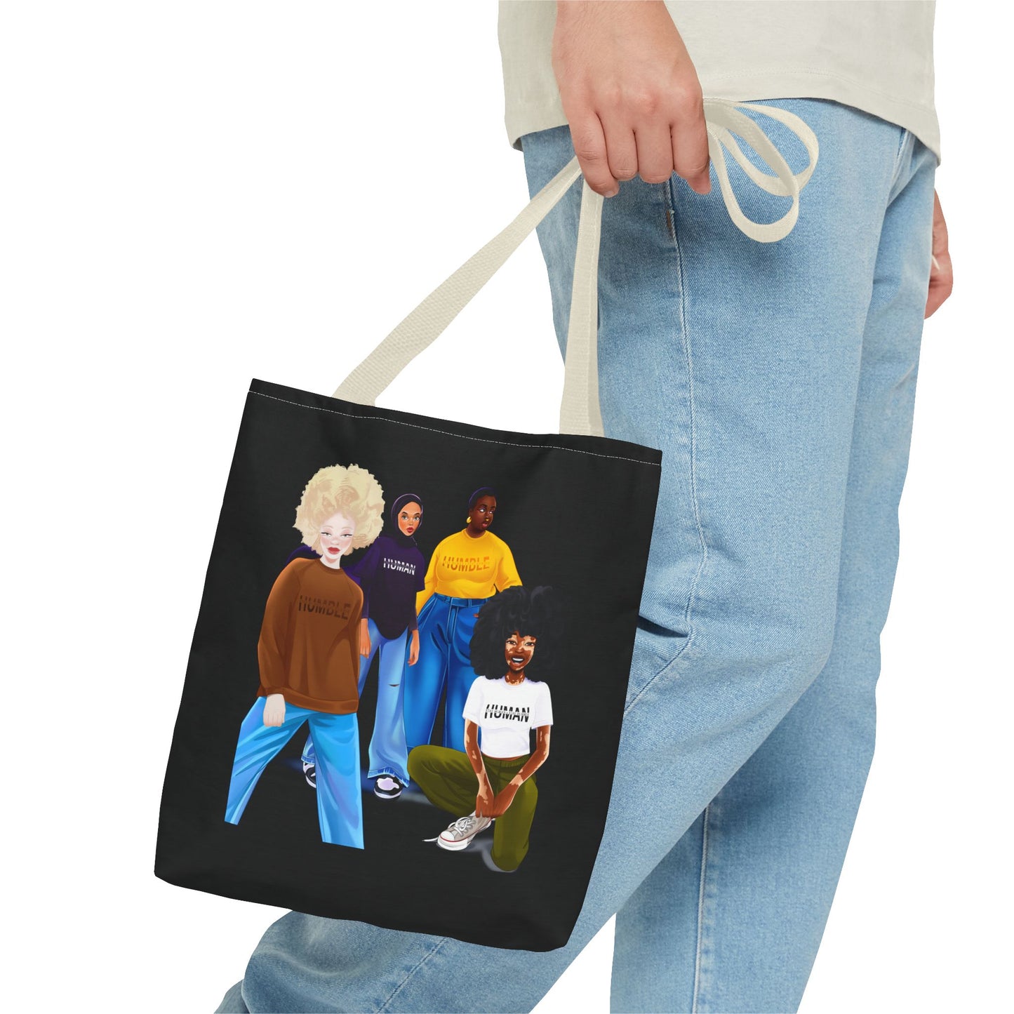 Human & Humble Tote Bag